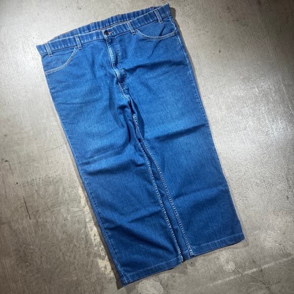 Vintage 90s Levi’s Orange Tab Jeans 40x38 Straight Leg Blue Denim - Picture 1 of 6